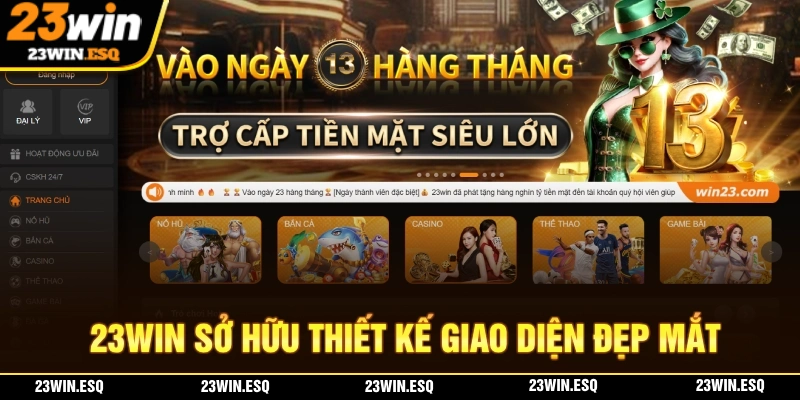 23WIN🎖️Link Đăng Nhập 23WIN.COM Chính Thức 2026 | Tặng 233K 12 23WIN được thiết kế giao diện bởi nhiều phần mền và công nghệ hiện đại nhất